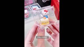 Cartoon Sanrio Cute HelloKitty Big Apple Workshop Series Blind Box [upl. by Iba670]