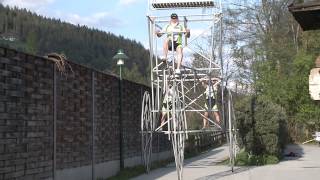 Radstädter Radgarten Die größte Hochzeitsrikscha mit Hollywoodschaukel [upl. by Legir548]