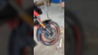 Bajaj n160 wheel sticker modified automobile stickering art motorcycle shorts dwrapping [upl. by Mignon]