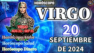 Horóscopo De Hoy 💖 Virgo 💖 20 De Septiembre De 2024 Amor  Salud ♈♉♊♋♌♍♎♏♐♑♒♓ [upl. by Yuh]