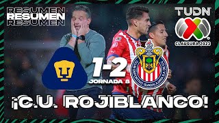 Resumen y goles  Pumas 12 Chivas  CL2023Liga Mx J7  TUDN [upl. by Philana]