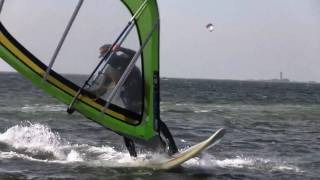 Windsurfing how to Push Tack  Fehmarn  Gold [upl. by Alleiram]