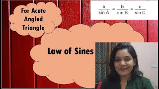 Law of sines  Trigonometry  Intelligent Learners  By Swati Gautam [upl. by Rickey]