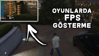 Oyunlarda MSI Afterburner ile FPS göstermek [upl. by Tarttan]