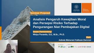 Seminar Proposal Tesis  Adinda Maharani KZ 510493 [upl. by Eiryk]