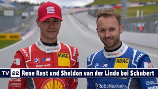 MOTOR TV22 Sheldon van der Linde und Rene Rast starten mit Schubert Motorsport in DTM Saison 2023 [upl. by Erot]