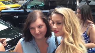 AMBER HEARD FROM MAGIC MIKE XXL IN TRIBECA NYC [upl. by Gabriella]