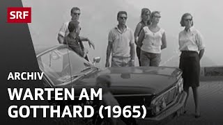 Gotthard Rückreiseverkehr 1965  Autofahren in den 60er Jahren  SRF Archiv [upl. by Marston]