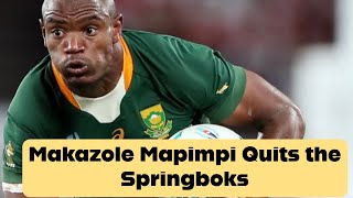 MAPIMPI SHOCKER Is He REALLY Leaving the Springboks [upl. by Rosenbaum]