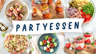 Partyrezepte Leckere Party Snacks und Fingerfood zum Vorbereiten fürs Buffet Geburtstag Silvester [upl. by Wiles]