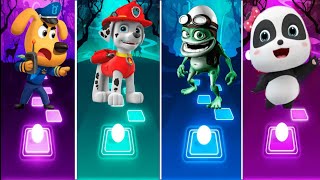 Paw Patrol 🆚 Sheriff Labrador 🆚 Crazy Frog 🆚 Baby Bus  Who is best🎯 in Tiles Hop EDM Rush🎶 [upl. by Tiersten]