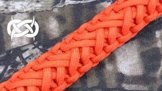 How to make a Single Strand Solomon Turkshead Paracord Bracelet [upl. by Goober]