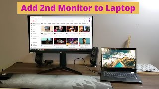 How to Connect a Second Monitor to Your Laptop [upl. by Aneeb]