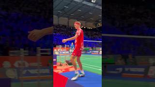 Viktor Axelsen Change the Shuttlecock shuttlecock badminton badmintondenmark [upl. by Leidba]