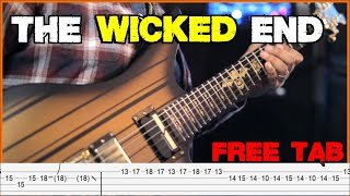 Avenged Sevenfold THE WICKED END Guitar Solo Lesson  free tabs [upl. by Barhos]