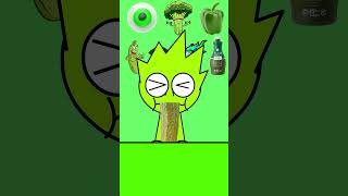 OWAKCX INCREDIBOX SPRUNKI  GREEN EMOTICON MUKBANG  EMON ANIMATION [upl. by Bebe893]