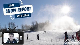 Friday January 5th Snow Report [upl. by Lairbag]