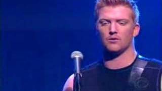 Queens of the stone age Live on Letterman Go with the flow [upl. by Aranaj]