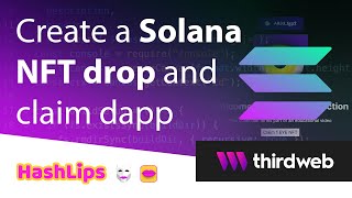 Create a Solana NFT drop and claim dapp from start to finish [upl. by Bari]