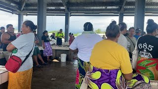 Palolo Season  Fish Market Salelologa [upl. by Eitsirhc544]