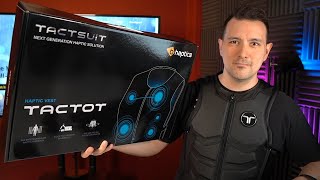 BHAPTICS TACTSUIT  FEEL Virtual Reality  Unboxing amp First Impressions Of The Haptic Vest For VR [upl. by Elleirad]