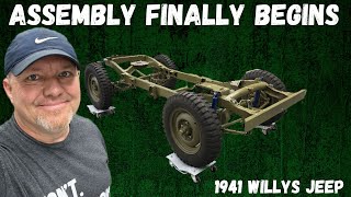 Assembly Begins  1941 Willys MB Ep 13 [upl. by Ardnala]