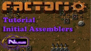 Factorio Tutorial  1 Initial Assemblers [upl. by Lehacim]