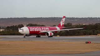 AirAsia X A330300 Landing and Take off [upl. by Colinson]