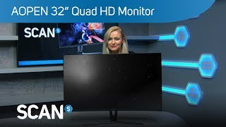 AOpen 32quot Quad HD 144Hz FreeSync Gaming Monitor  Product Overview [upl. by Pedaiah]