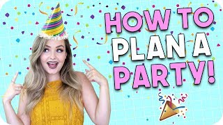 How to Plan a Party Party Planning Checklist [upl. by Anail]