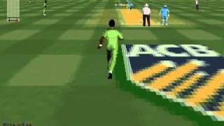 super bowled in ea sports cricket 97 [upl. by Llevrac]