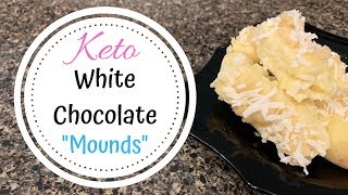 AMAZING KETO WHITE CHOCOLATE COCONUT BARS [upl. by Divad265]