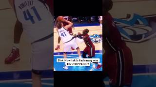 Dirk Nowitzki’s UNSTOPPABLE fadeaway 🔥🔥🔥 nba basketball shorts [upl. by Birch236]