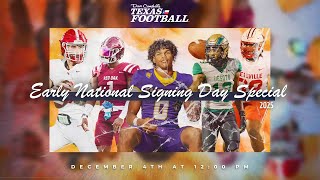 LIVE Class of 2025 Early National Signing Day Special [upl. by Yrmac]