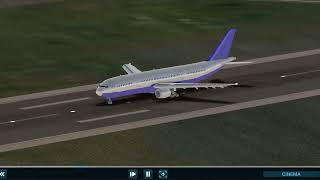 Airline Commander AIRBUS A300 takeoff from AKL Auckland [upl. by Adamina575]