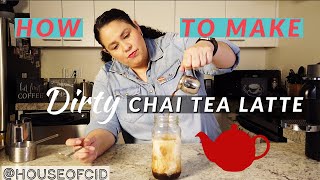 Make It DirtyChai Tea Latte Recipe Using Aldi Ingredients [upl. by Anidan339]