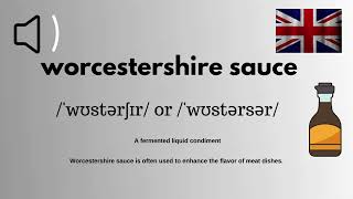 How to Pronounce Worcestershine Sauce CorrectlyZee With English [upl. by Suzanna]