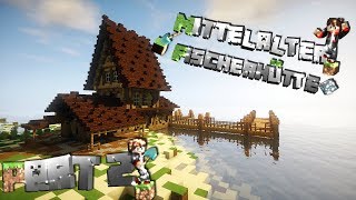 Minecraft Einfache Fischerhütte bauen Tutorial Deutsch Part 2 23x34 [upl. by Follmer]