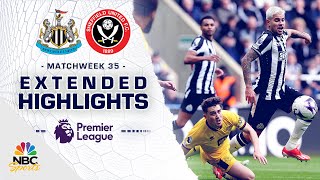 Newcastle United v Sheffield United  PREMIER LEAGUE HIGHLIGHTS  4272024  NBC Sports [upl. by Lonergan163]