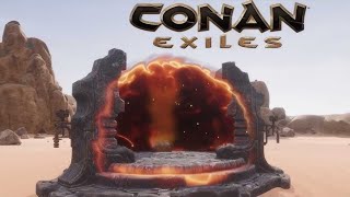 Conan Exiles 2024 Tutorial sala de Mapa y Piedra de Transporte [upl. by Edac]