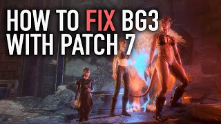 How to Fix Baldurs Gate 3 Mods with Patch 7  Learn How Mods Work Now [upl. by Easter]