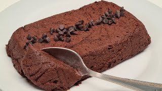 Sans Oeufs  SANS farine  Sans sucre SEULEMENT 2 ingrédients  Dessert au chocolat en 5 minutes [upl. by Ahsi]