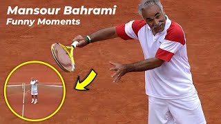 Tennis  The Greatest Showman Mansour Bahrami  Funny Moments MansourBahram FunnyTennisMoments [upl. by Edya]