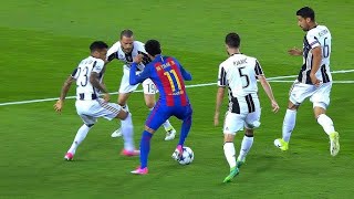 Neymar Jr 201617 👑 Ballon dOr Level Dribbling Skills Goals amp Passes [upl. by Elenahc]