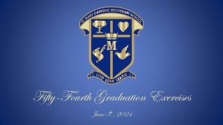 St Mary Catholic Secondary School 2024 Graduation Ceremony [upl. by Ynetruoc830]