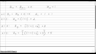 Finding the Solution to a Recurrence Relation [upl. by Baptista408]