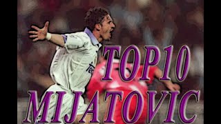 Pedja MijatovicTOP10GolesGoalsReal Madrid CF199619971998 1999 [upl. by Raffaello]