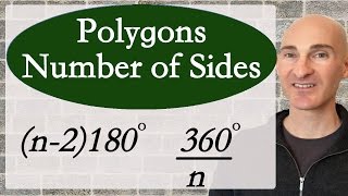 Polygons Finding Number of Sides [upl. by Nadaba]