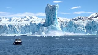 Most Awesome Glaciers Collapse in Water Compilation [upl. by Akir]