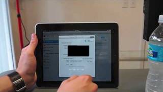 iPad 3G Setting up your ATampT Account [upl. by Odnumyar]